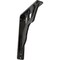 Ekena Millwork Damon Wrought Iron Bracket, (Single center brace), Antiqued Pewter 1 1/2"W x 5 1/2"D x 8"H BKTM01X05X08SDAAPW - alternate 1